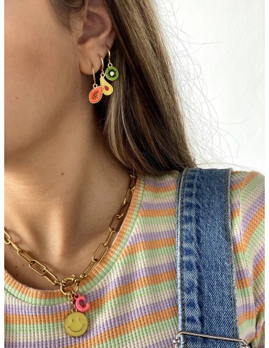 Aros Mini Aguacate Abierto | Bacu Joyas y Complementos