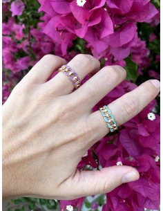 Anillo Cadena Color