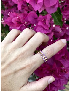 Anillo Cadena Color 2