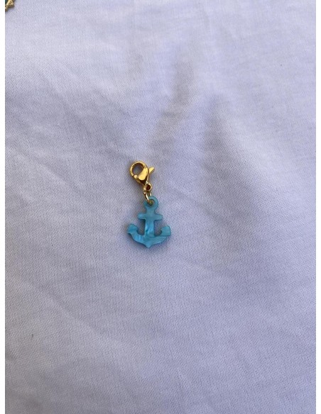 Charm Ancla Turquesa - Bacu Joyas y Complementos