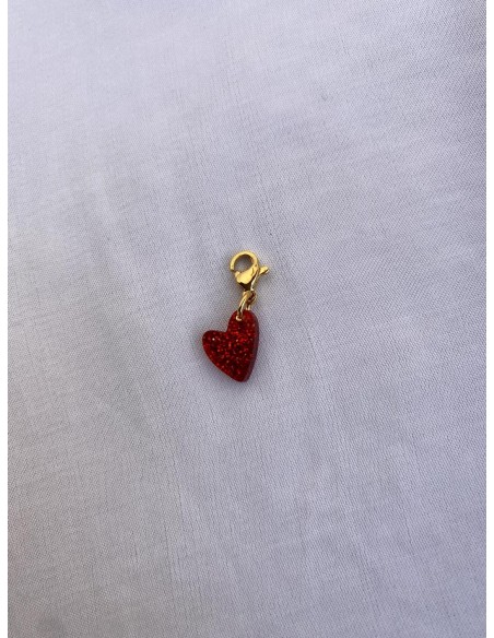 Charm Corazón Rojo - Bacu Joyas y Complementos