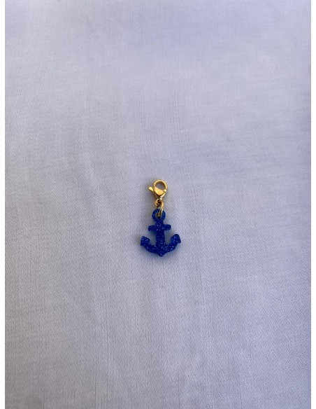 Charm Ancla Azul - Bacu Joyas y Complementos