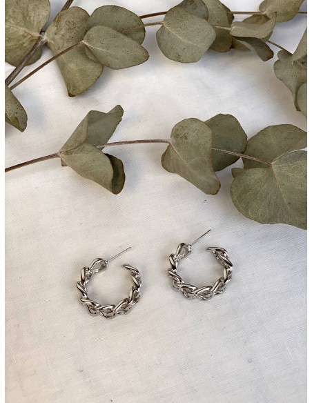 Aros Cadena Gruesa - Bacu Joyas y Complementos