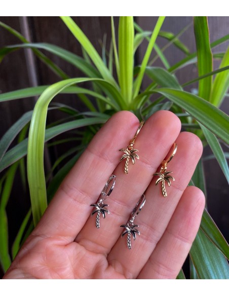 Aros Palmera - Bacu Joyas y Complementos