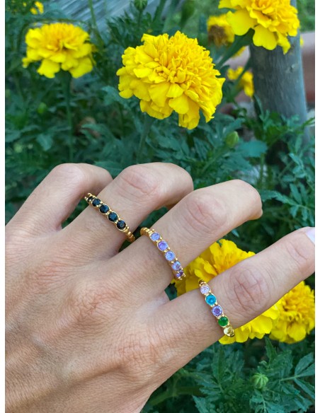 Anillo Circón - Bacu Joyas y Complementos