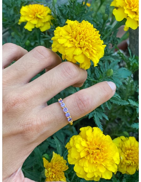 Anillo Circón - Bacu Joyas y Complementos