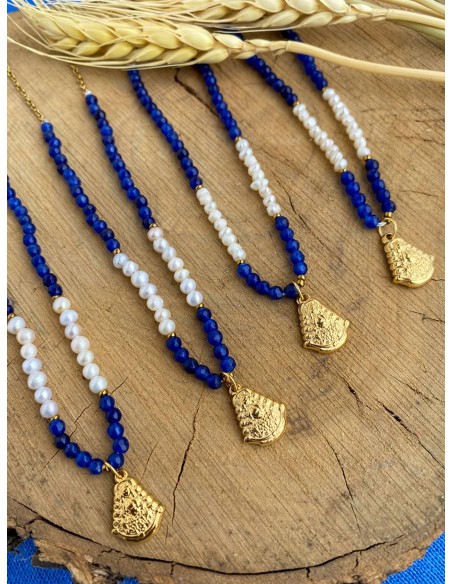 Colgante Virgen del Rocío Río - Bacu Joyas y Complementos