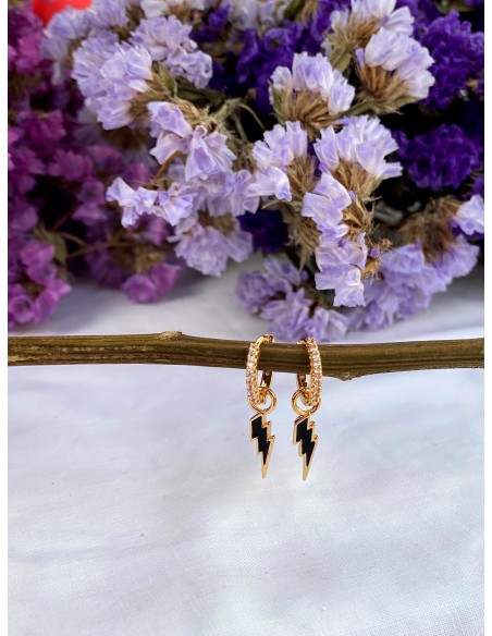 Aros Doble Rayo - Bacu Joyas y Complementos