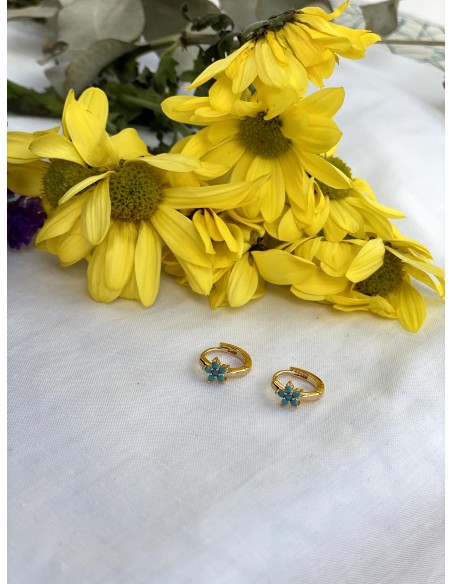 Aros Flowers Turquesa