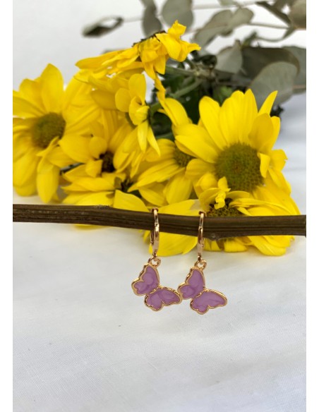 Aros Mariposa - Bacu Joyas y Complementos