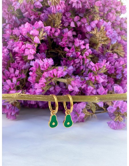 Aros Aguacate - Bacu Joyas y Complementos