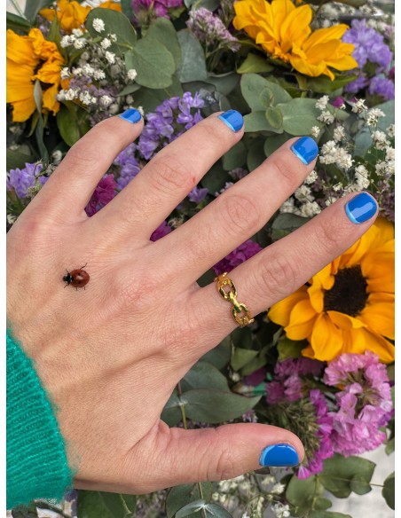 Anillo Eslabones - Bacu Joyas y Complementos