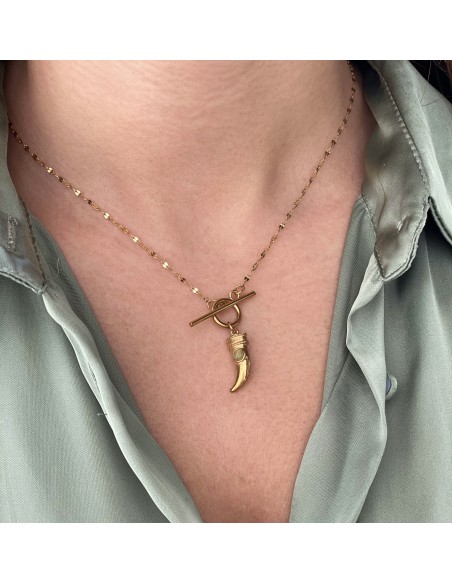 Colgante cuerno - Bacu Joyas y Complementos