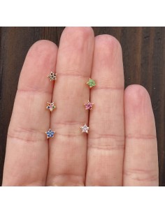 Mini Pendiente Estrella Brillo
