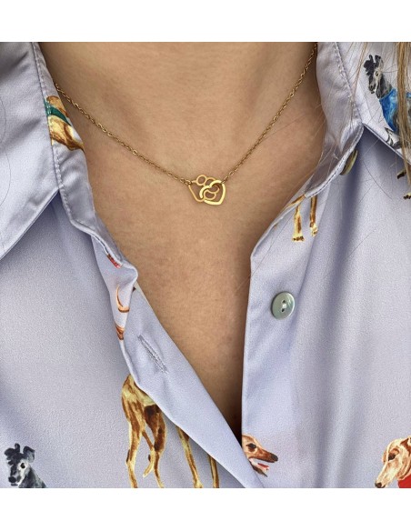 Colgante Amor Huella - Bacu Joyas y Complementos