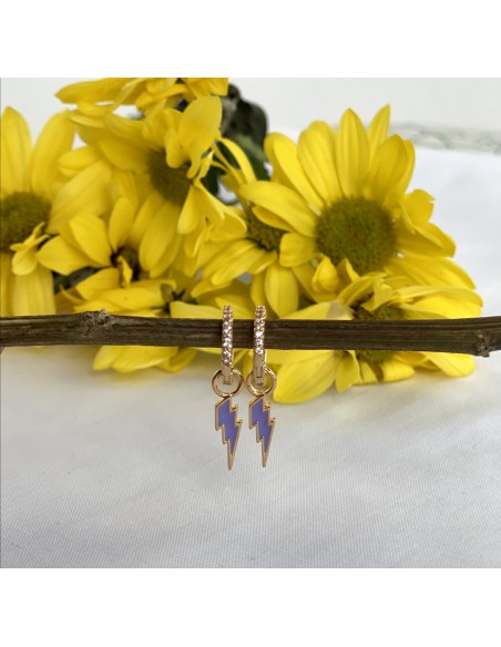 Aros Doble Rayo - Bacu Joyas y Complementos