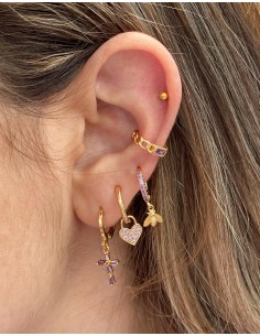 Ear Cuffs Cadena Color 2