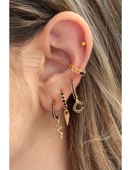 Ear Cuff Cadena Color - Bacu Joyas y Complementos