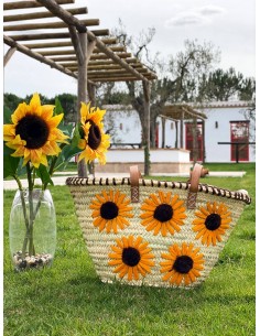 Cesta Capazo Girasoles