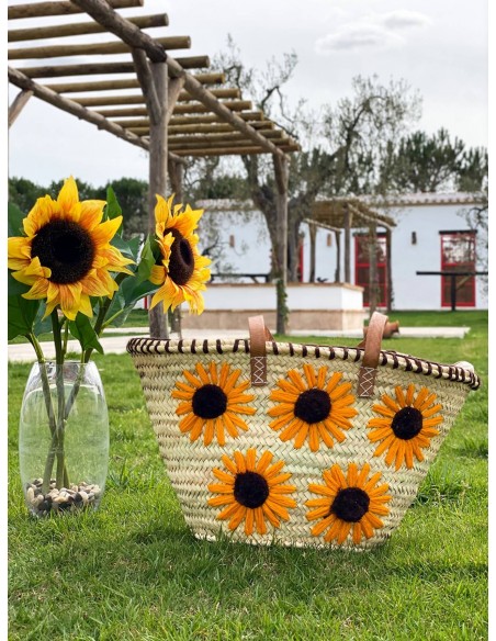 Cesta Capazo Girasoles