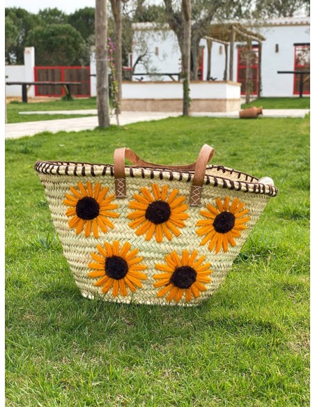 Cesta Capazo Girasoles