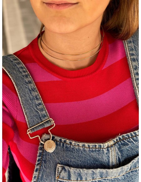 Choker Rigido "Roma" - Bacu Joyas y Complementos