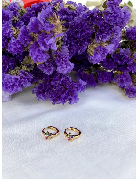 Aros Flowers - Bacu Joyas y Complementos