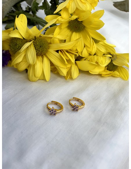 Aros Flowers - Bacu Joyas y Complementos