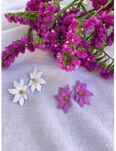 Pendientes Media Flor
