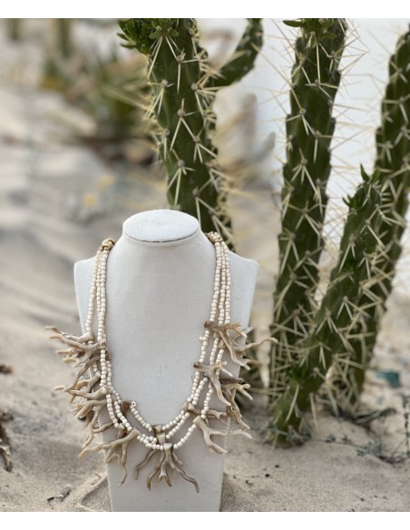 Colgante Corales Triple - Bacu Joyas y Complementos