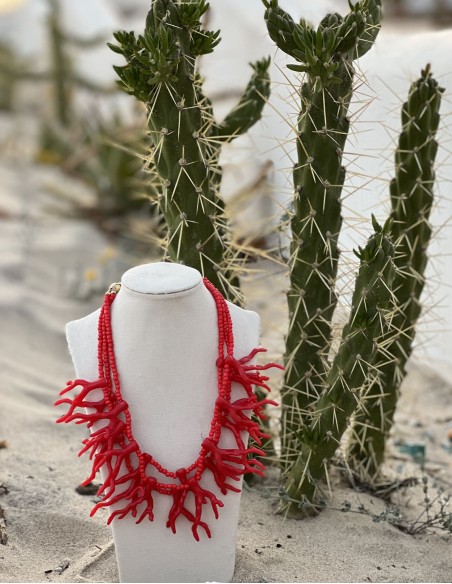 Colgante Corales Triple - Bacu Joyas y Complementos