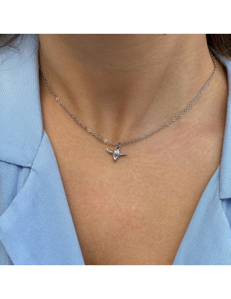 Colgante Mini Búfalo - Bacu Joyas y Complementos
