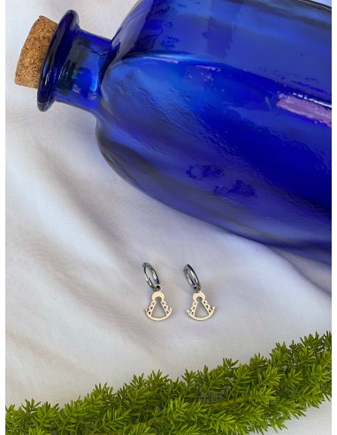 Aros Virgen del Rocío Silueta - Bacu Joyas y Complementos