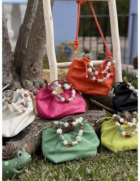 Bolso Piel Pissa | Bacu Joyas y Complementos