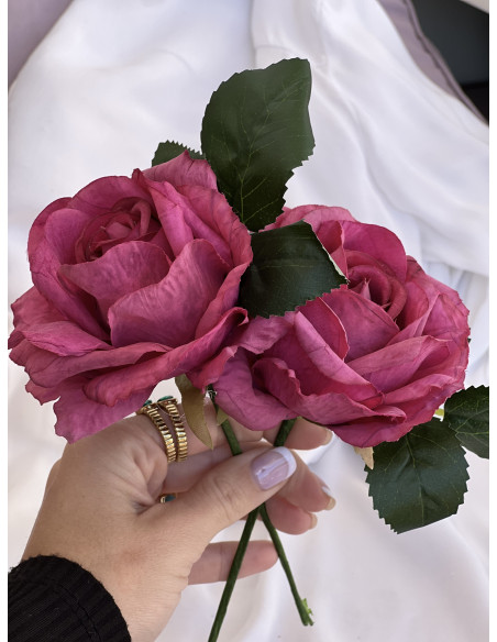 Rosa Flamenca Fucsia | Bacu Joyas y Complementos