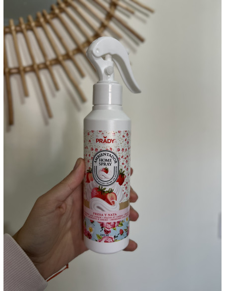 Ambientador Spray Fresa y Nata