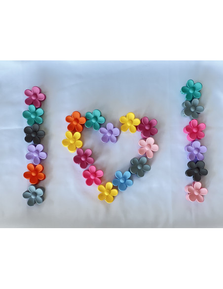 Pinza Mediana Flor | Bacu Joyas y Complementos