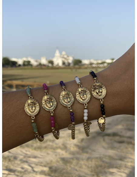 Pulsera Rostrillo Virgen del Rocío | Bacu Joyas y Complementos