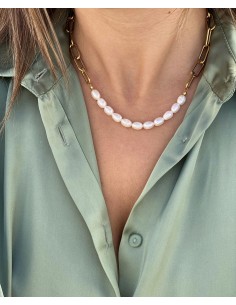 Colgante con Perlas - Bacu Joyas y Complementos