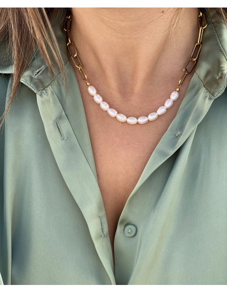 Colgante con Perlas - Bacu Joyas y Complementos