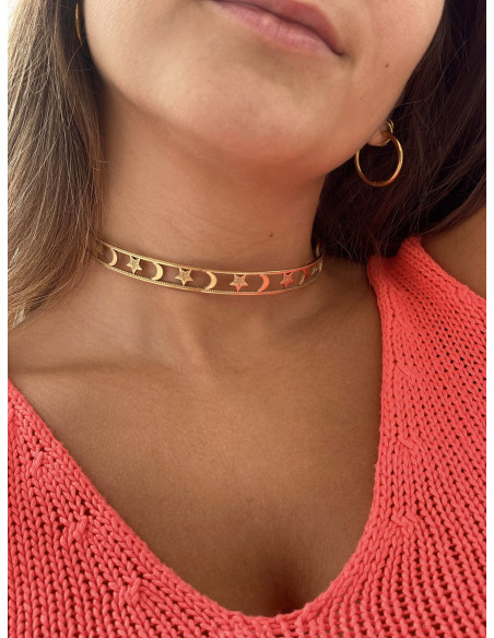 Choker Rígido Astro | Bacu Joyas y Complementos