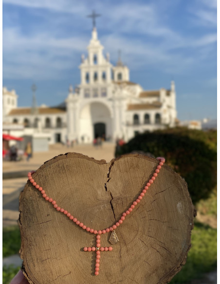 Collar Cruz Virgen del Rocío | Bacu Joyas