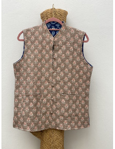 Chaleco Reversible Estampado M
