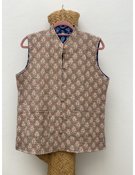 Chaleco Reversible Estampado M