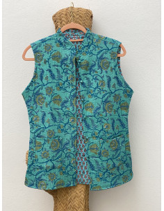 Chaleco Reversible Estampado M