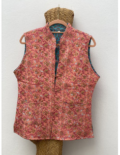 Chaleco Reversible Estampado L