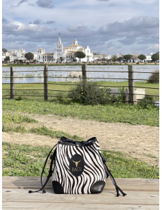 Bolso Bulería Piel Cebra