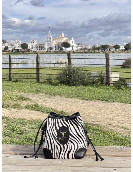 Bolso Piel Cebra | Bacu Joyas y Complementos