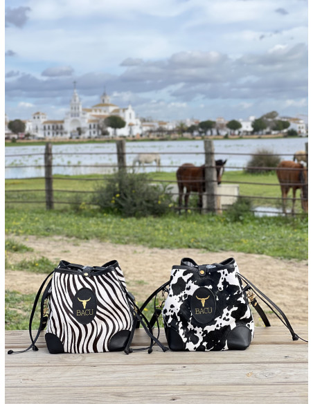 Bolso Piel Cebra | Bacu Joyas y Complementos