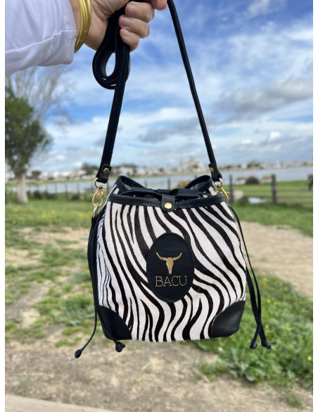 Bolso Piel Cebra | Bacu Joyas y Complementos